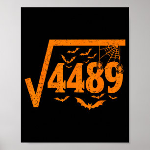 Póster Raíz Cuadrada 4489 Meme Divertido De Halloween 67