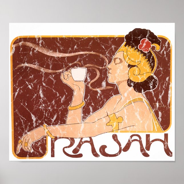 Póster Rajah Coffee - afligido (Frente)