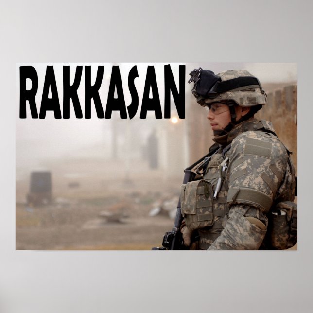 Póster Rakkasan 101ᵉʳ Airborne (Frente)