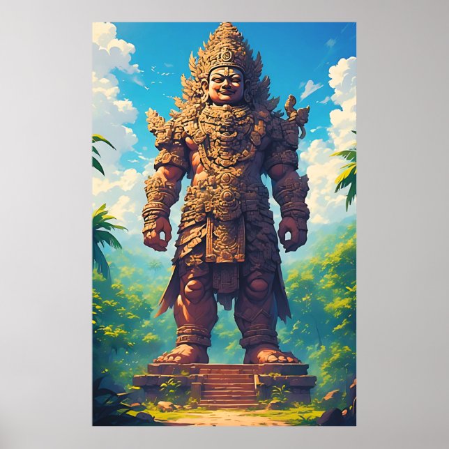Póster “Raksasa Nusantara” (Giant of the Archipelago) (Frente)