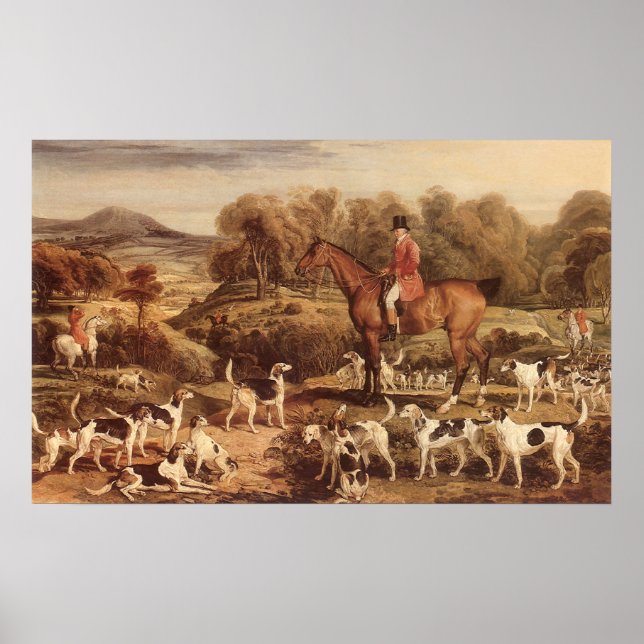 Póster Ralph Lambton y sus Hounds de James Ward (Frente)