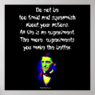 Póster Ralph Waldo Emerson - Palabras de sabiduría