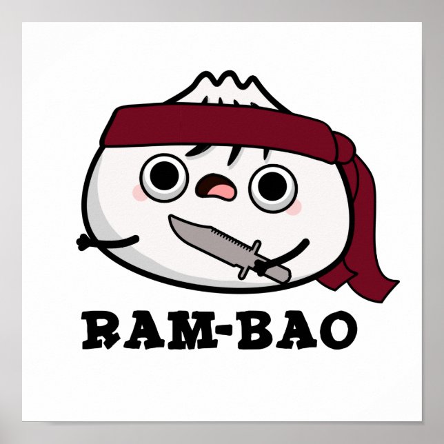 Póster Ram-bao Soldado gracioso Dimsun Pun (Frente)