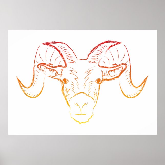 Póster ram illustration (Frente)
