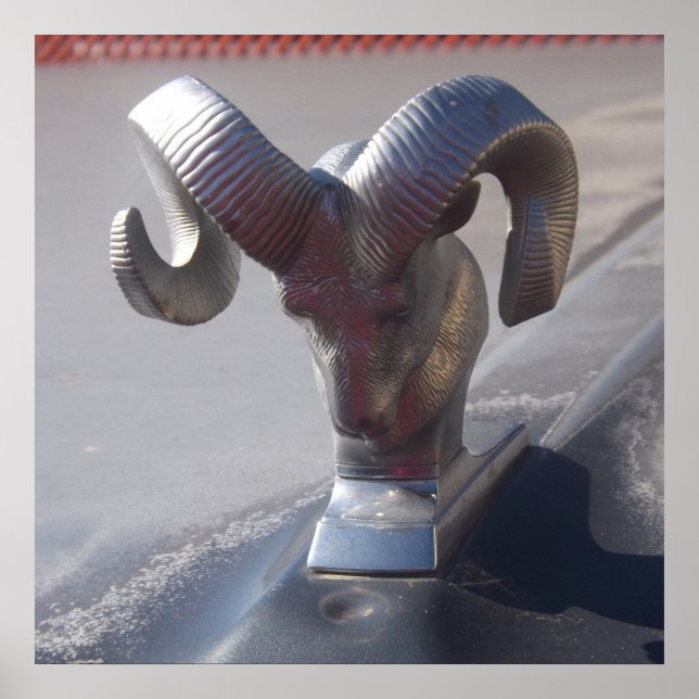 Póster Ram plateado (Frente)