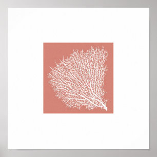 Póster rama de coral