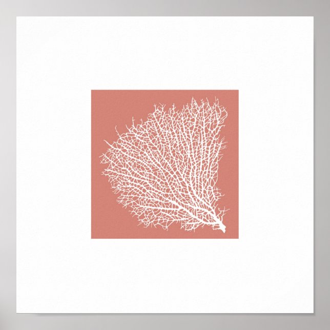 Póster rama de coral (Frente)