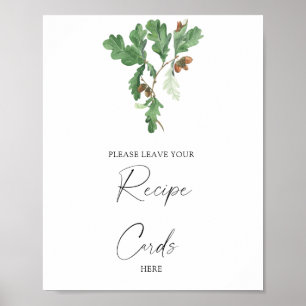 Póster Rama de maíz - Tu receta aquí