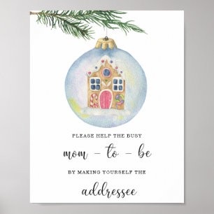 Póster Rama Evergreen - Ayuda a la mamá Ocupada