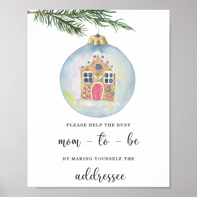 Póster Rama Evergreen - Ayuda a la mamá Ocupada (Frente)