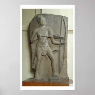 Póster Rama, Kanchipuram, Tamil Nadu, dinastía de Pallav
