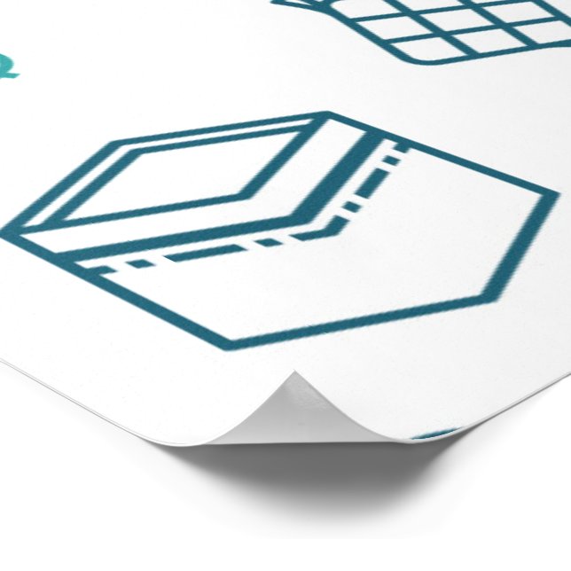 Póster Ramadan Doodles Poster (Esquina)