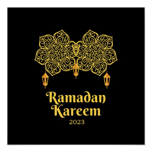 Póster Ramadan Kareem Significado - Eid Mubarak 2023 (Anverso)