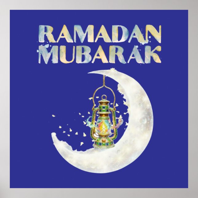 Póster Ramadan Mubarak (Frente)