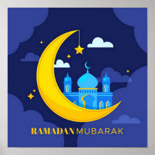 Póster Ramadan Mubarak