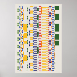 Póster Ramanujan Numbers Pattern 