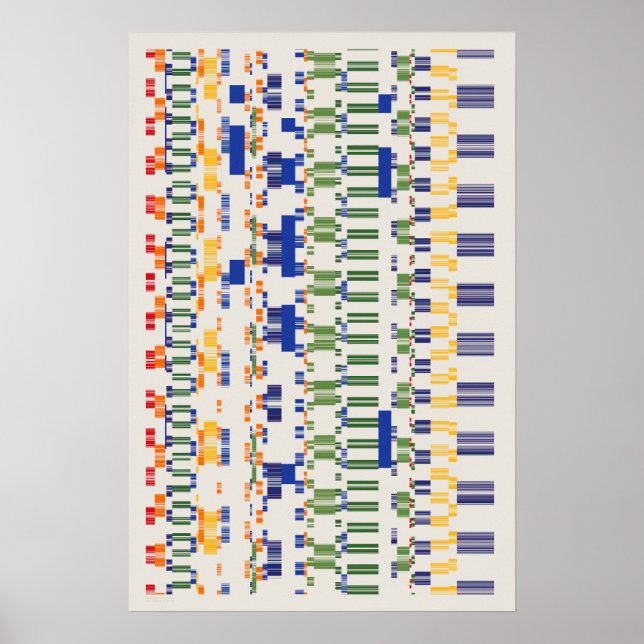 Póster Ramanujan Numbers Pattern  (Frente)