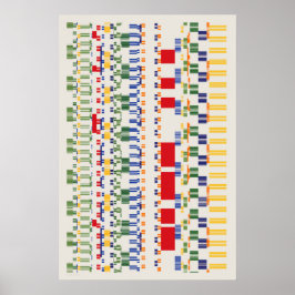 Póster Ramanujan numbers Pattern 