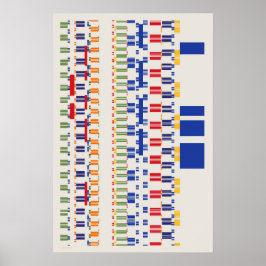 Póster Ramanujan Numbers Pattern 
