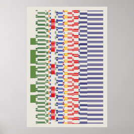 Póster Ramanujan numbers Pattern 