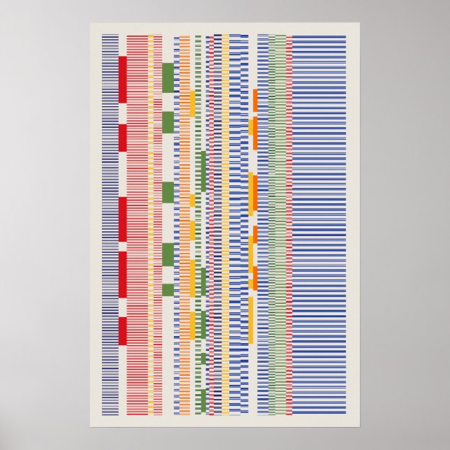 Póster Ramanujan numbers Pattern Design  (Frente)