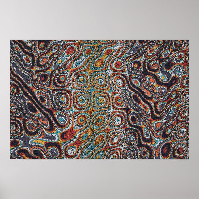 Póster Ramanujan Theta Flow Field  (Frente)