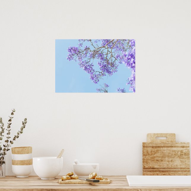 Póster Ramas de Jacaranda en Flor (Cocina)