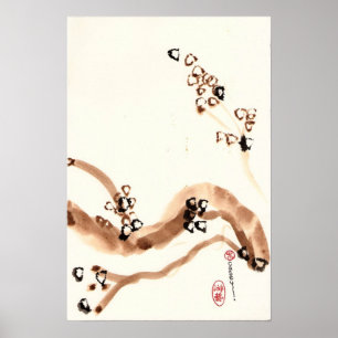 Póster Ramas de roble