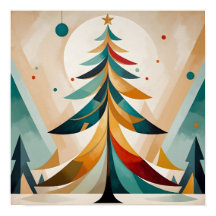 Ramas emplumadas geométricas de Art Deco de Navida