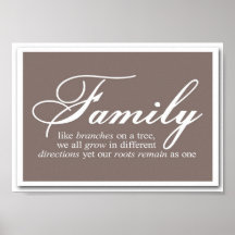 Ramas familiares en una cita de un árbol