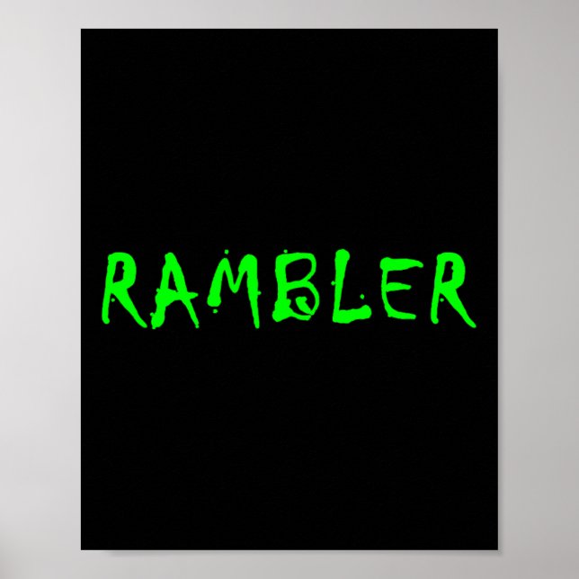 Póster Rambler  (Frente)
