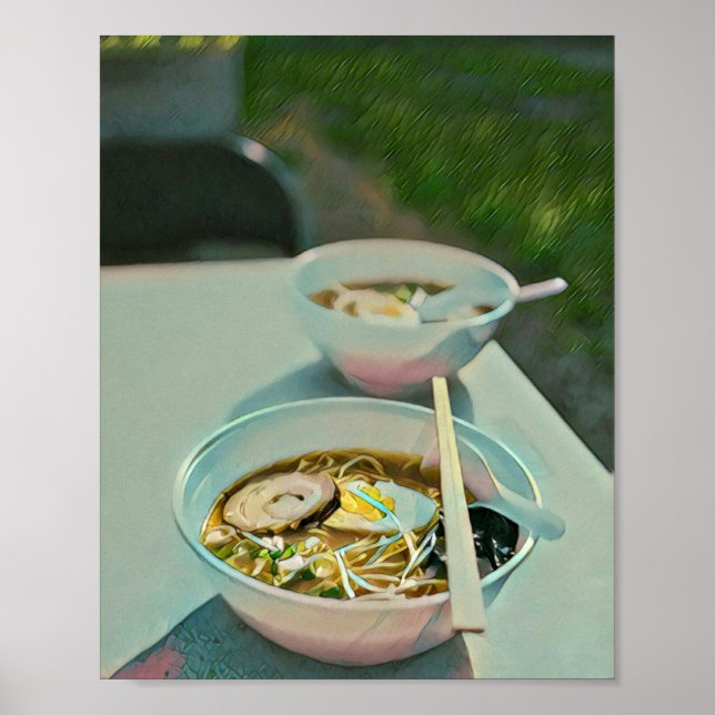 Póster Ramen birthday gift (Frente)