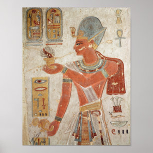 Póster Ramesses III en vestido de batalla