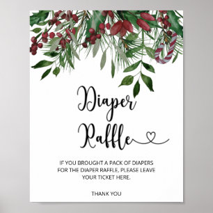 Póster Ramificación de pañales Evergreen