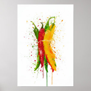 Póster Ramillete de Chiles 