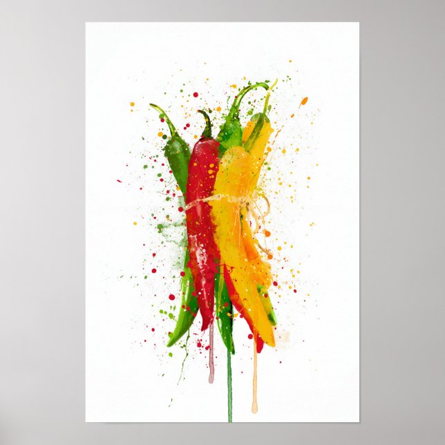 Póster Ramillete de Chiles  (Frente)