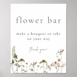 Póster Ramo de barra de flores
