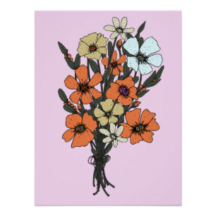Póster Ramo De Flores