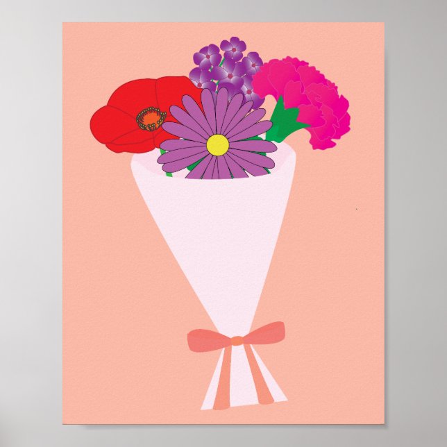 Póster Ramo de flores (Frente)
