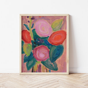 Póster Ramo de Flores en Florero von Jawlensky