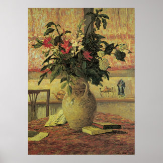 Póster Ramo de flores en la ventana por Maxine Maufra