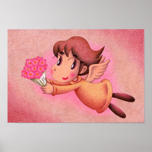 Póster Ramo de flores para ti. (Frente)