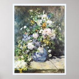 Póster Ramo de Primavera de Pierre Renoir, Flores Vintage