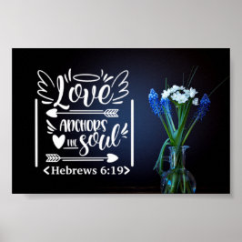 Póster Ramo Floral | El Amor Ancla El Alma