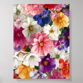 Póster Ramo Floral Elegante – Arreglo Floral Romántico