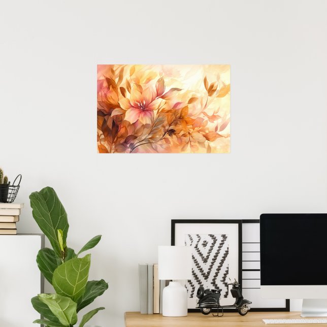 Póster Ramo Otoñal (Oficina en casa)