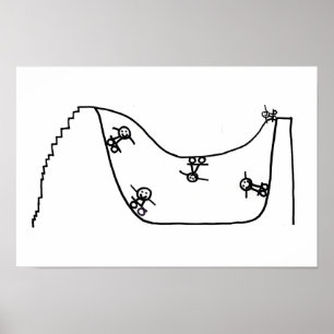 Póster Rampa de esquí