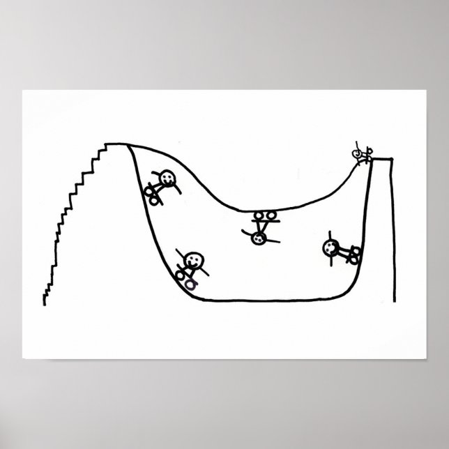 Póster Rampa de esquí (Frente)