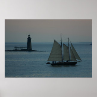 Póster Rams Island Ledge, Maine