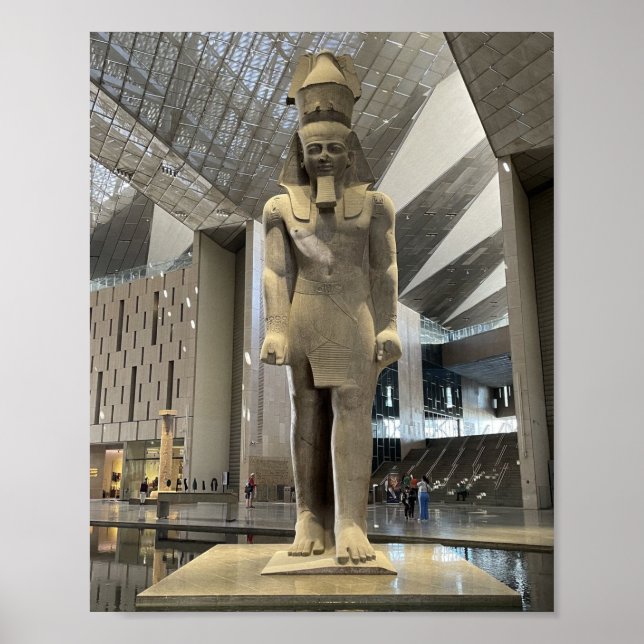Póster Ramsés || Rey de Egipto faraón antiguo  (Frente)